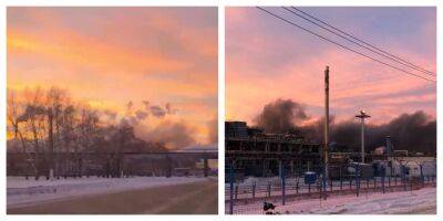 "Пожары и не думают останавливаться": полыхает завод каучука в России, кадры с места