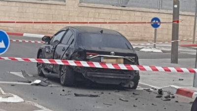 Криминальный теракт в Нетивоте: взорвана машина, ранен водитель