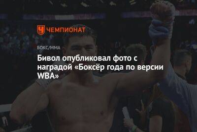 Дмитрий Бивол - Рамирес Хильберто - Бивол опубликовал фото с наградой «Боксёр года по версии WBA» - championat.com