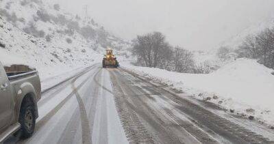 До 15 декабря на автодороге «Душанбе – Чанак» сохранится опасность схода снежных лавин