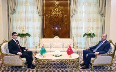 Гурбангулы и Сердар Бердымухамедовы встретились с главами Азербайджана и Турции