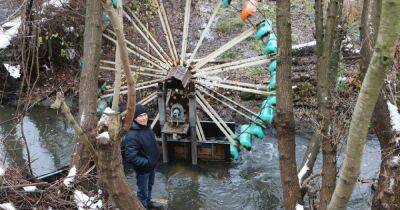 Всего 10 тысяч грн: украинец собрал самодельную мини-ГЭС на случай блэкаута (фото)