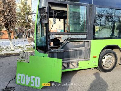 В Ташкенте автобусы устроили ДТП, пострадали два пассажира