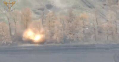 Артиллерия 25-й бригады уничтожила целое подразделение войск РФ (видео)