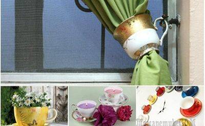 16 идей использования старого сервиза или ненужных чашек для декора дома