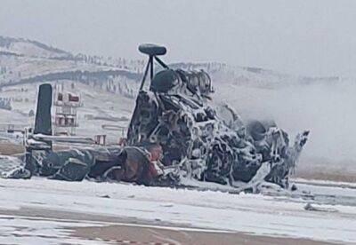 ​У Бурятії в аеропорту впав і вщент вигорів вертоліт, є загиблі (відео)​