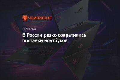 В России резко сократились поставки ноутбуков
