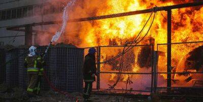 У Києві пошкоджено декілька об'єктів енергетики