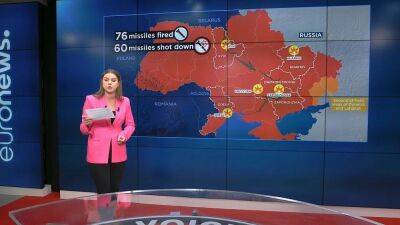 Генштаб ВСУ: в пятницу сбиты 60 из 76 российских ракет