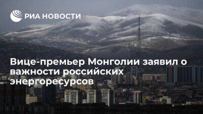 Вице-премьер Монголии Амарсайхан заявил о важности российских энергоресурсов для страны