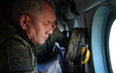 Шойгу проинспектировал оккупационные войска рф в Украине