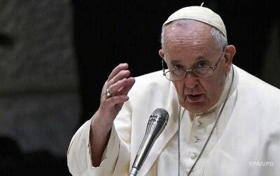Папа Римский назвал "глобальной" войну в Украине