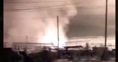 В России очередной пожар: горит установка на нефтегазоконденсатном месторождении