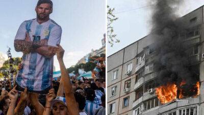 Пока мир радовался победе аргентинцев, Путин бомбил Украину