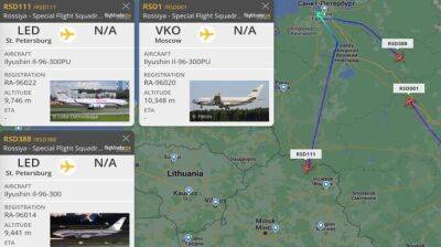 Сразу три самолета Путина взлетели в небо, чтобы прикрыть его путь в Беларусь