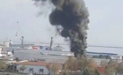 У турецькому порту "Самсун" пролунав вибух: спалахнула пожежа
