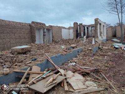 В Ташкентской области на границе с Казахстаном начали снос домов и нежилых помещений
