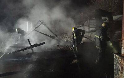 На Харьковщине возник сильный пожар из-за обстрела