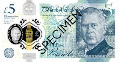 Банк Англії показав, який вигляд матимуть банкноти з новим королем