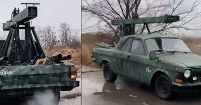 Бойцы ВСУ показали разведывательную станцию, переделанную из старой "Волги" (видео) - focus.ua - США - Украина - Kherson