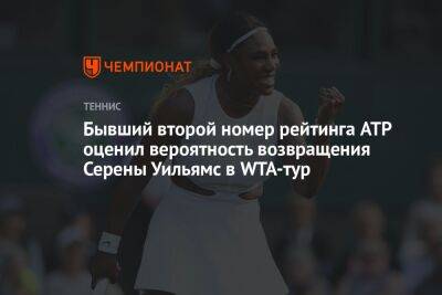 Айла Томлянович - Бывший второй номер рейтинга ATP оценил вероятность возвращения Серены Уильямс в WTA-тур - championat.com - США