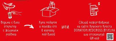 Красный Крест установил на Гомельщине более 50 «Ёлок желания»