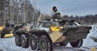 В Беларуси российские оккупанты перебрасывают войска и технику к границе с Украиной