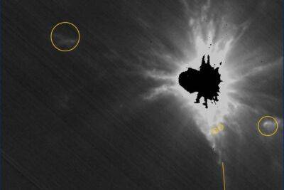 DART — космический зонд NASA, который протаранил астероид — создал еще почти 1 млн кг обломков
