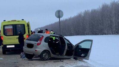 В Татарстане «Калина» на встречно полосе столкнулась с «Ларгусом», погибла автомобилистка