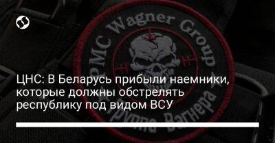 ЦНС: В Беларусь прибыли наемники, которые должны обстрелять республику под видом ВСУ