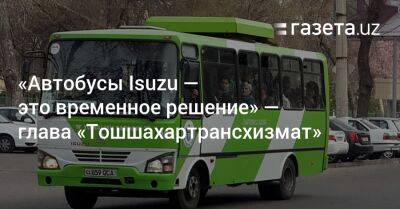 «Автобусы Isuzu — это временное решение» — глава «Тошшахартрансхизмат»