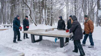 В парке «Кусково» обновили площадку для пинг-понга на 16 столов