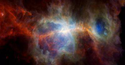 Астрономы обнаружили "послеобеденную отрыжку" у молодых звезд в туманности Ориона