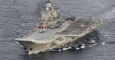На единственном в российском флоте авианесущем крейсере "Адмирал Кузнецов" произошел пожар