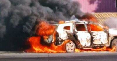 На Херсонщине взорвали авто коллаборанта по прозвищу "Шнырь"