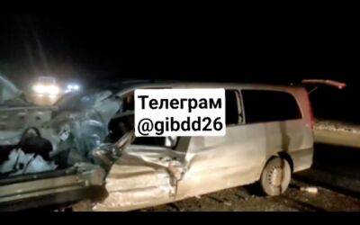 В ДТП на трассе Ставрополь — Минводы один человек погиб, 7 пострадали