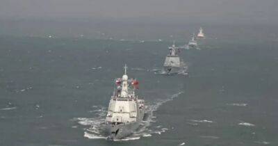Россия проводит совместные военно-морские учения с Китаем