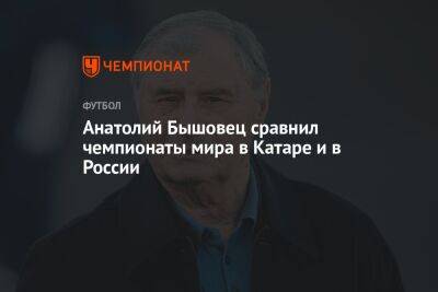 Анатолий Бышовец сравнил чемпионаты мира в Катаре и в России