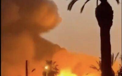 У Марокко стався потужний вибух на газосховищі та спалахнула пожежа (відео)