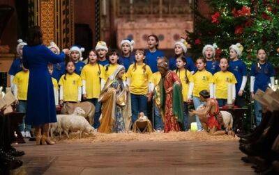 В канун Рождества украинский детский хор выступил перед королевской семьей