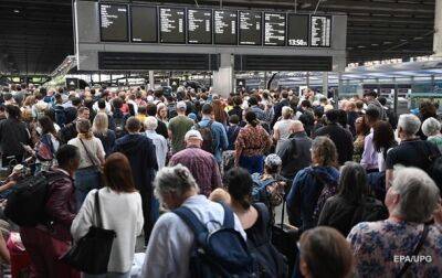 Во Франции массово отменили поезда из-за забастовки железнодорожников