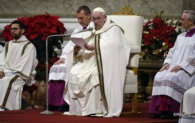 Папа Римский на Рождество призвал помнить об украинцах