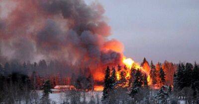 В Финляндии во время рождественской службы сгорела деревянная церковь 18 столетия (фото)