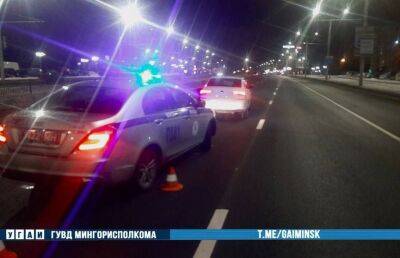 В Минске такси сбило мужчину на пешеходном переходе