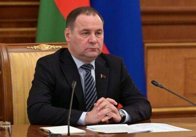 Санкции сократили ВВП беларуси на 4% в 2022 году - премьер