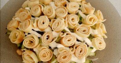 "Желтые розы": рецепт изумительного салата с рыбой к новогоднему столу