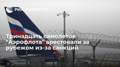 Глава "Аэрофлота" Александровский: за рубежом из-за санкций арестовали 13 из 357 самолетов