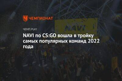 Топ-10 самых популярных киберспортивных команд в 2022 году — NAVI на третьем месте