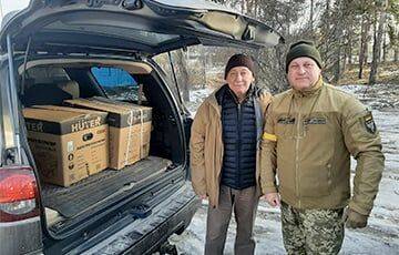 Посол Украины в Беларуси и западные дипломаты передали помощь украинским бойцам