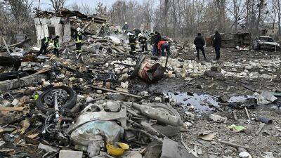 Последствия российского ракетного удара по Украине